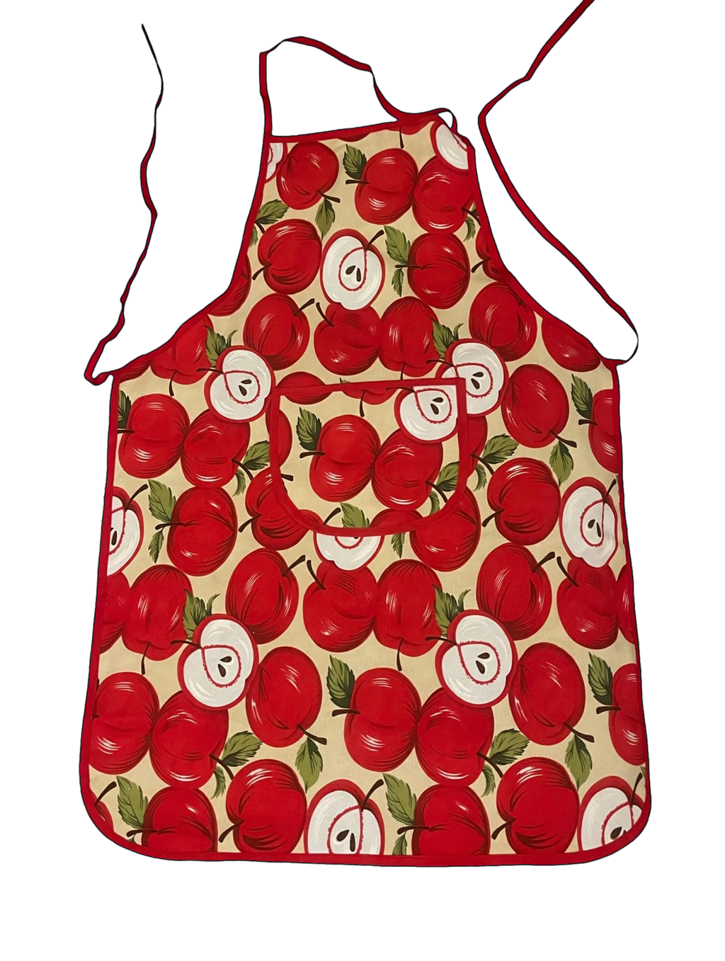 Delantal Estampado de Manzanas