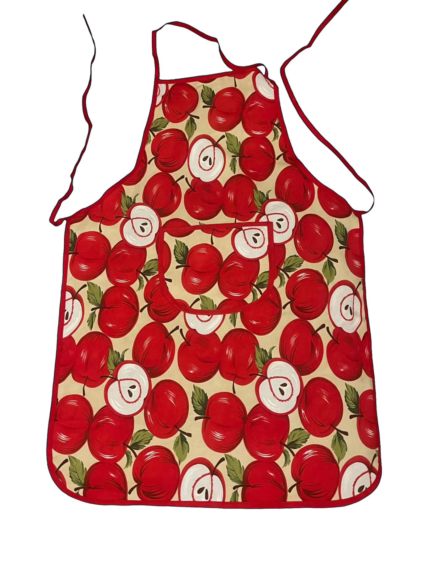 Delantal Estampado de Manzanas