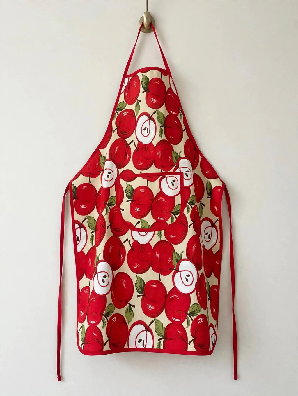 Delantal Estampado de Manzanas