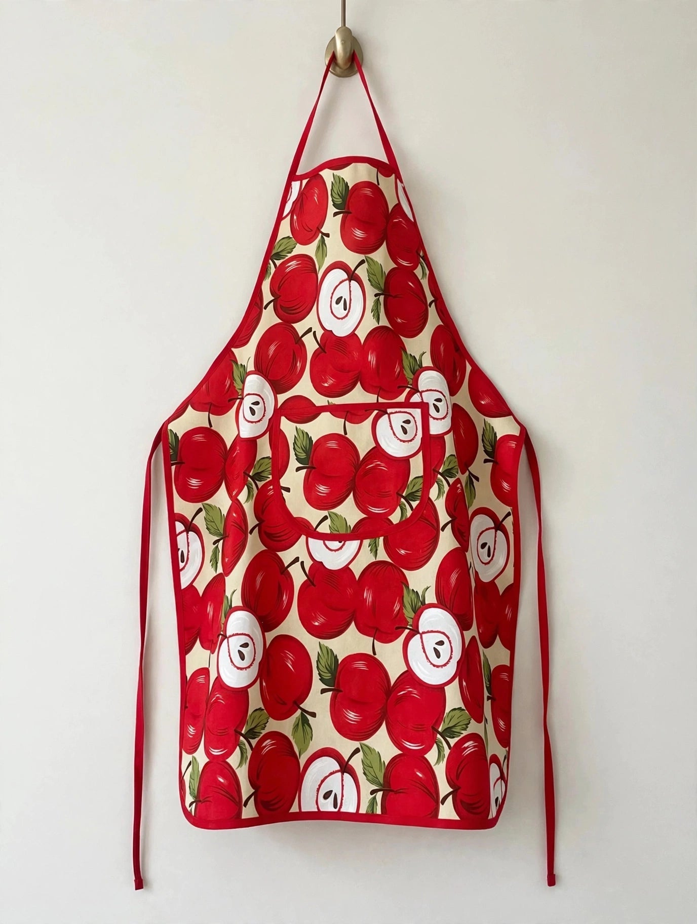 Delantal Estampado de Manzanas