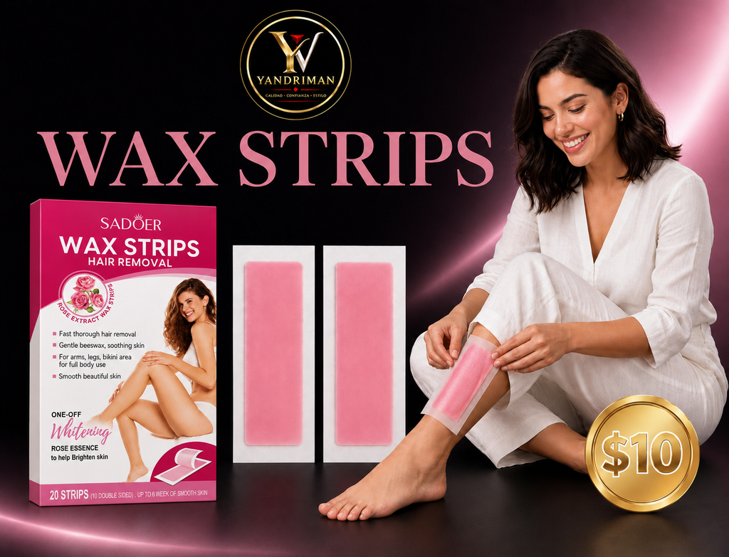 Sadoer Wax Strips Hair Removal - Rose Extract