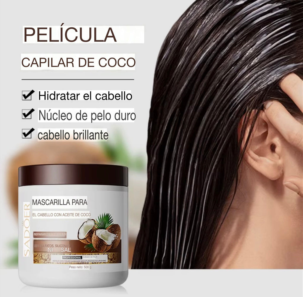 Mascarilla Capilar de Aceite de Coco SADOER