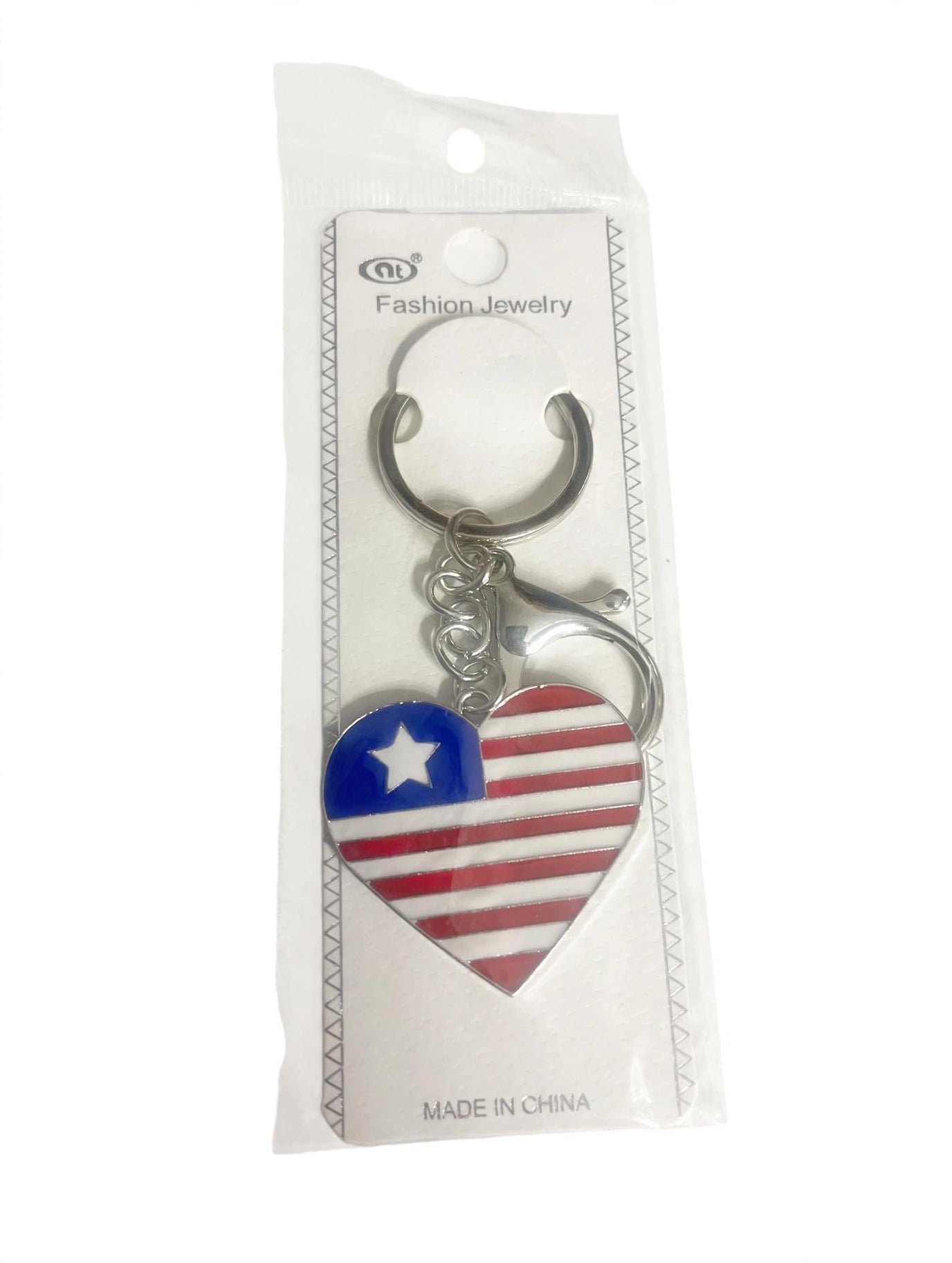 Llavero Corazón Bandera Americana