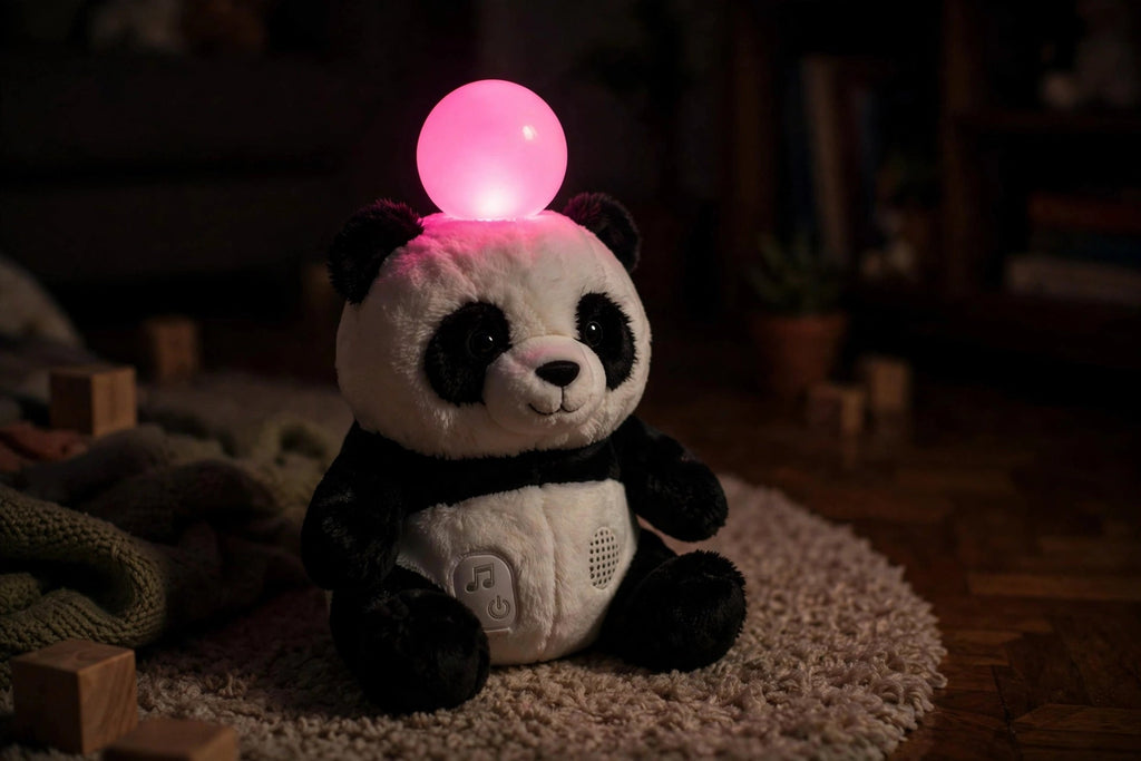Panda Stunt Top Ball con Luz y Música - Rotación 360°